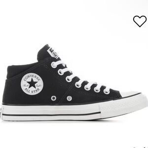 WOMEN'S CONVERSE MADISON MID-TOP SNEAKERS Size 9 Black